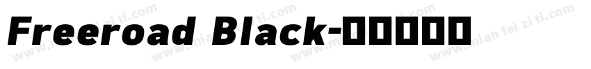 Freeroad Black字体转换